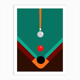 Billiards 2 Art Print