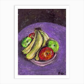 Fruit bowl still life Poster