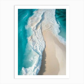 Beach - Beach Stock Videos & Royalty-Free Footage 6 Art Print