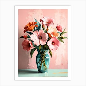 Flowers In A Vase 16 Art Print