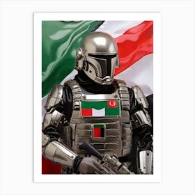 Kuwaiti Soldier Art Print