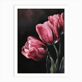 Purple Tulip 4 Art Print