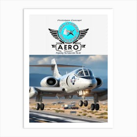 Hall-O-Gram Creations Aero Prototype Concept ~Reimagined 41 Art Print