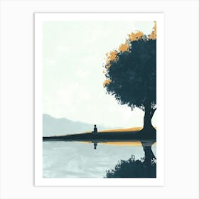 Meditating Art Print