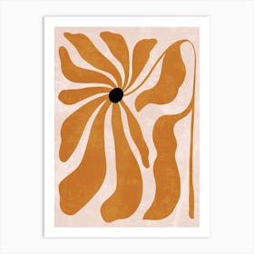 Orange Flower Art Print