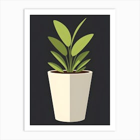 Potted Plant Art Art Print