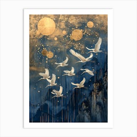 Birds In Flight 6 Art Print