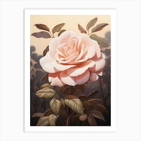 Rose 10 Flower Painting Art Print