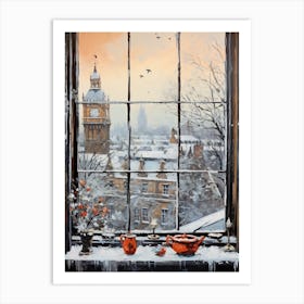 Winter Cityscape London United Kingdom 5 Art Print