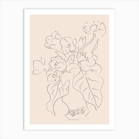 Vase Of Flowers Art Print