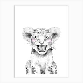 Safari Babies Tiger Art Print