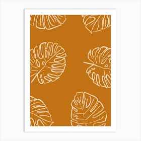 Tropical Leaves Art Print