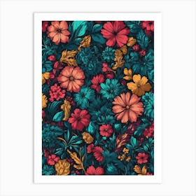 Floral Pattern Art Print