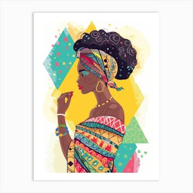 African Woman 216 Art Print