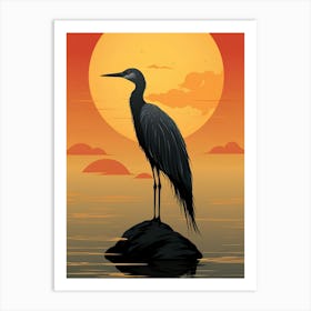 Heron 1 Art Print