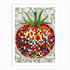 Mosaic Tomato 2 Art Print