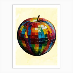 Apple Mosaic Art Print