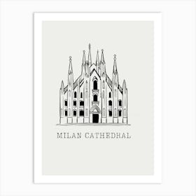 Milan Cathedral Art Print