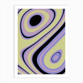 Abstract Pastel Pattern Art Print
