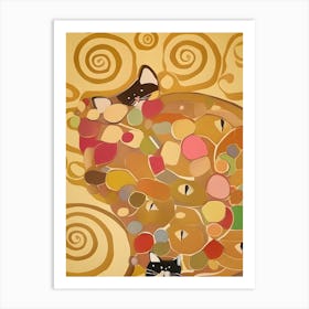 Kitty Confetti Art Print