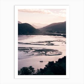 Sunset Over The Inlet Art Print