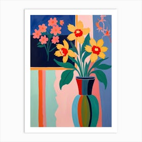 Flowers In A Vase 28 Art Print