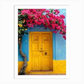 Bougainvillea Door Art Print