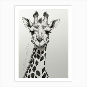 Giraffe 40 Art Print