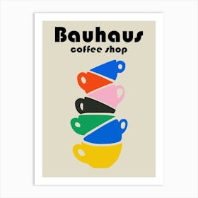 Bauhaus Coffee Shop Art Print