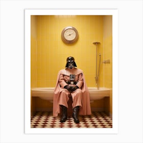 Darth Vader In Wes Anderson Style 42 Art Print