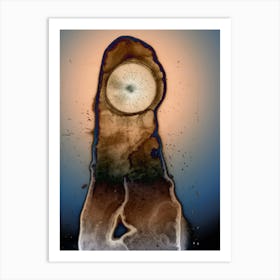 Watercolor Abstraction A Ray Art Print