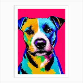 Parson Russell Terrier Andy Warhol Style Dog Art Print