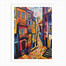 Porto Portugal 3 Fauvist Painting Art Print