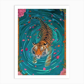 Maximalist Tiger Art Print Art Print