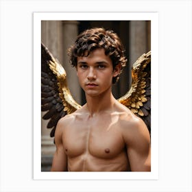 Angel With Wings 2 Art Print