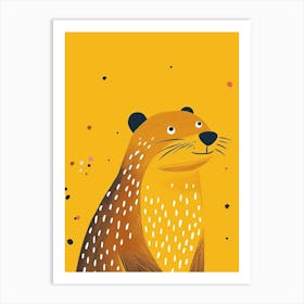 Yellow Beaver 2 Art Print