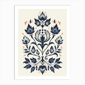 Floral Pattern 30 Art Print