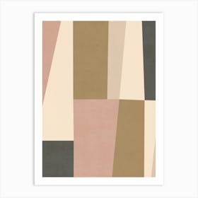 Composition Of Geometric Shapes 38 Art Print