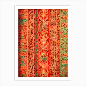 Berber Moroccan Pattern Art Print