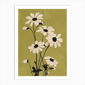 Daisy Flowers 6 Art Print