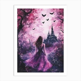 Spooky Castle Art Print