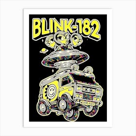 Blink 182 band music Art Print
