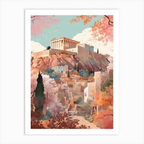 Acropolis Athens Greece 2 Art Print