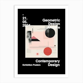 Geometric Design Archive Poster 18 Art Print