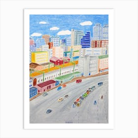 The City Of Seoul Art Print