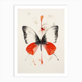 Butterfly in Ink 1 Art Print