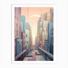 Urban Geometric 11 Art Print