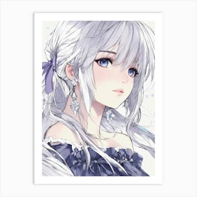 Beautiful Girl Art Print