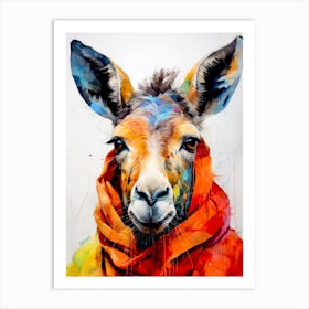 Donkey animal Art Print
