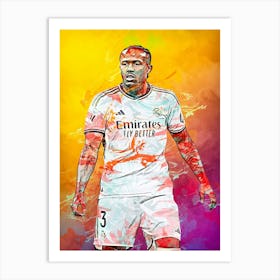 Éder Militão Real Madrid Art Print